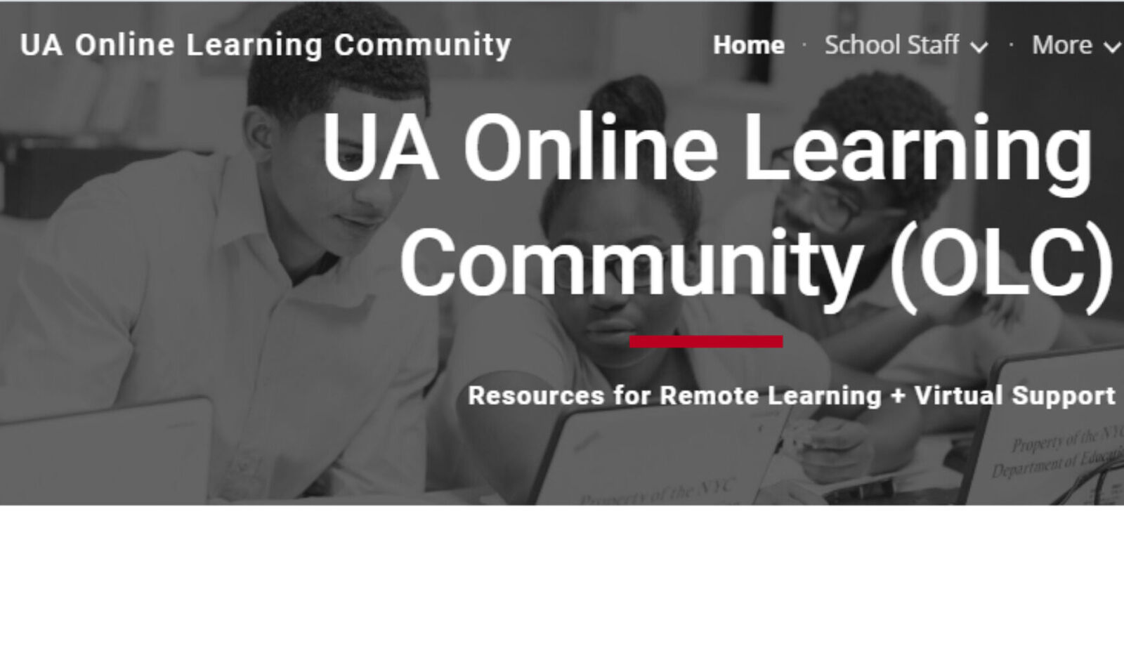UA Network Supports Schools in Transitioning to Remote Learning