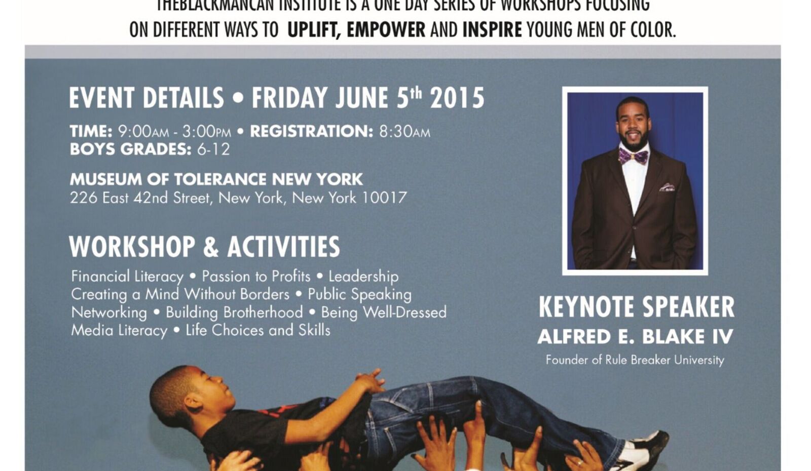 The Urban Assembly's First-Ever Young Men's Success Institute